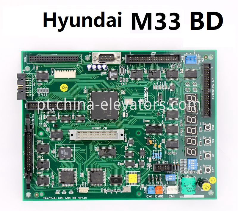 Placa mãe M33 BD para elevador Hyundai STVF5 M33 BD Mainboard for Hyundai Elevator STVF5